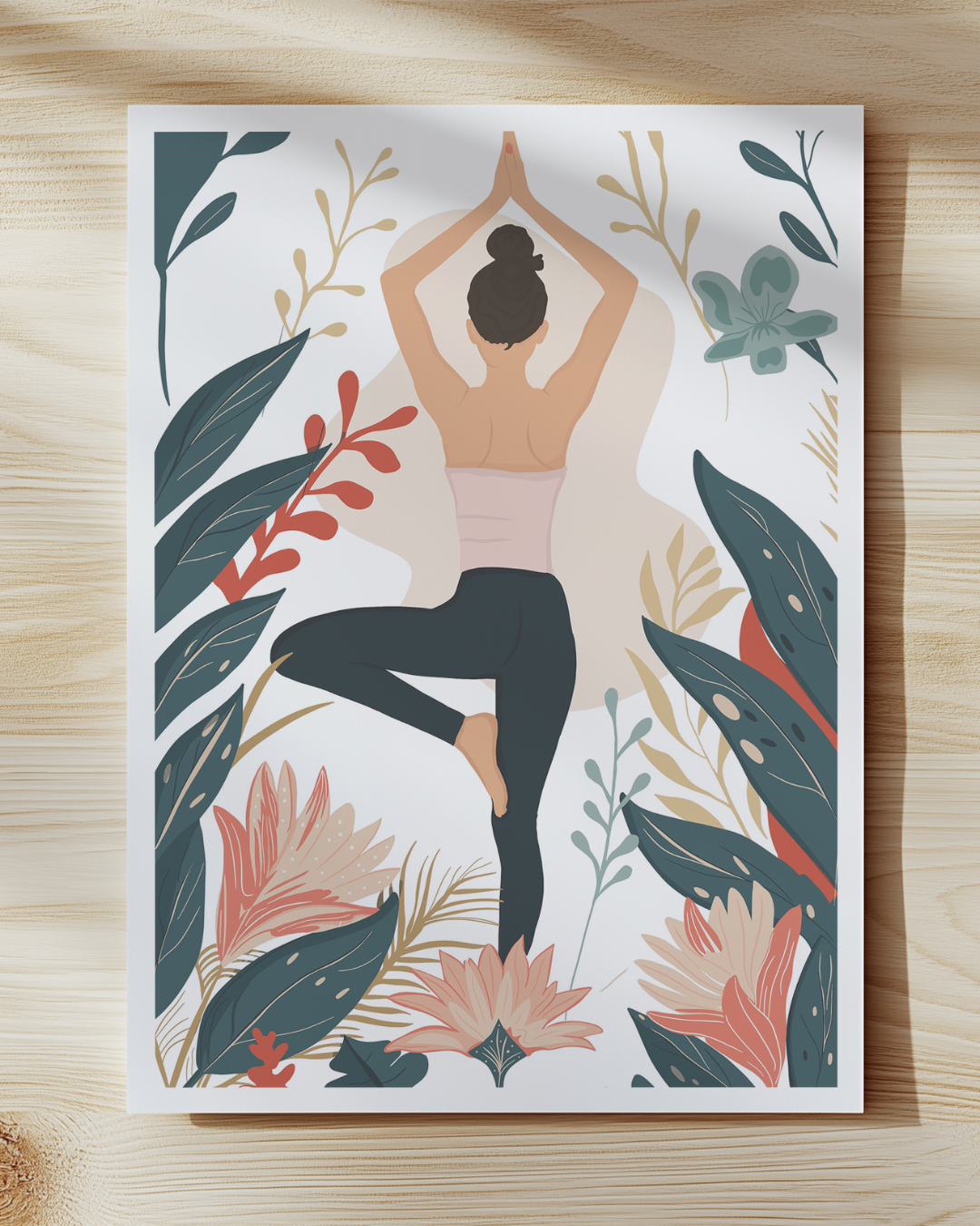 Carnet illustré Yoga & Nature – Papeterie poétique par Laurie Illustration – Image 4