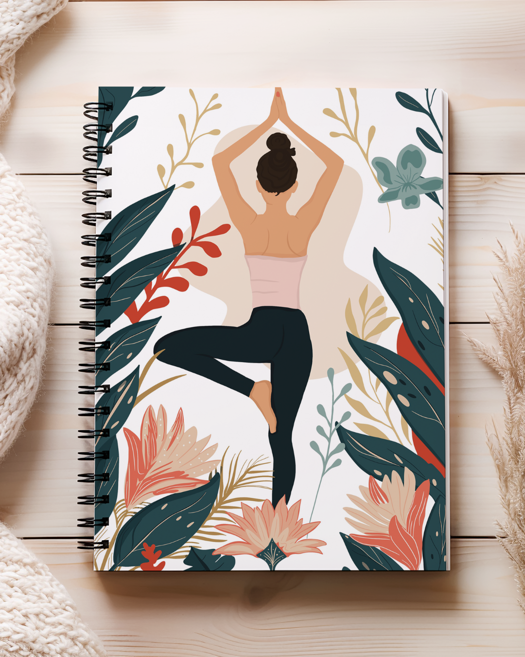 Carnet illustré Yoga & Nature – Papeterie poétique par Laurie Illustration – Image 2