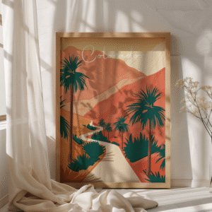 affiche colorado affiche colorado illustration desert