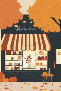 illustration bookshop