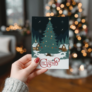 Papeterie illustrée collection Noël douce et poétique